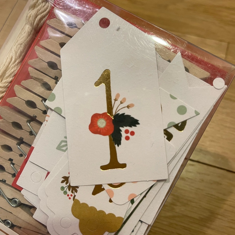 Hanging Christmas Advent Calendar